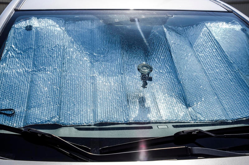 car glass in summer