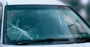 cracked windshield