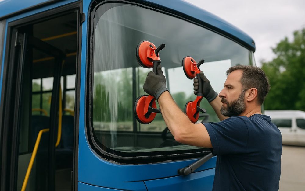Types of Glass Used in Buses and Their Replacement Process in Abu Dhabi