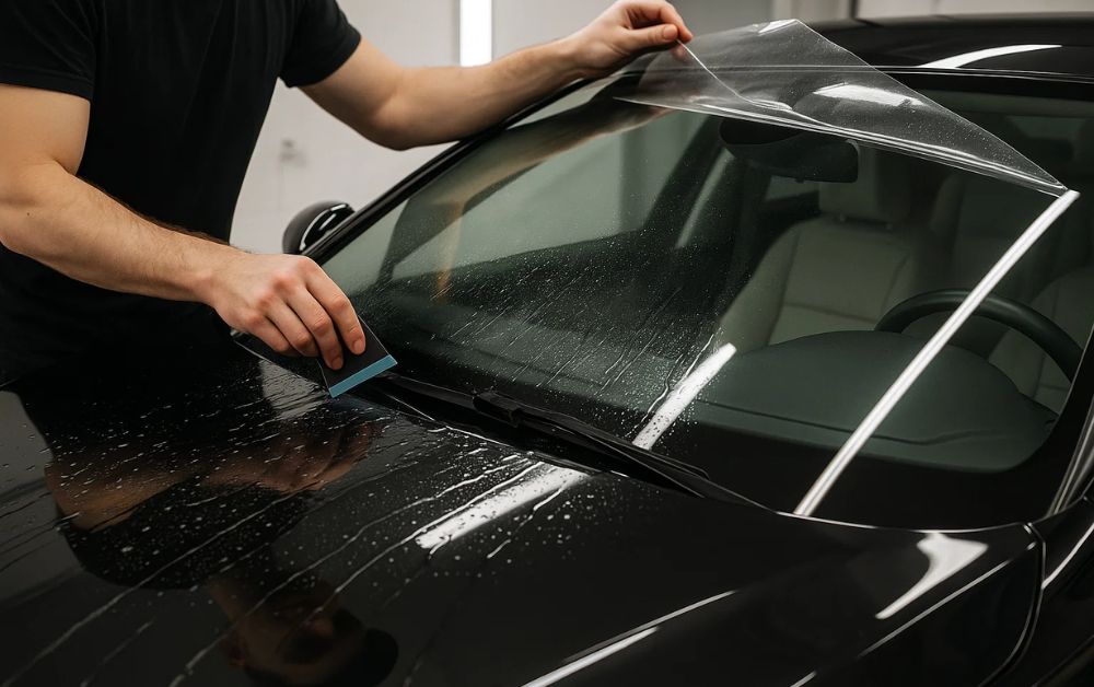How Auto Glass Tinting Can Keep Your Car Cooler in Dubai