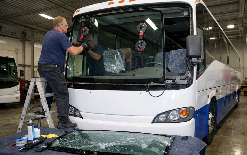 When to Replace Side Glass on a Bus?
