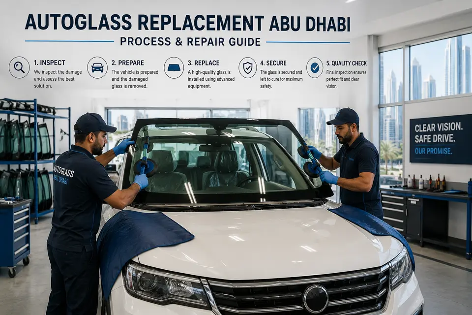 Autoglass Replacement Abu Dhabi: Signs You Need It and What the Process Involves